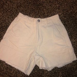 Corduroy Cargo Mom Shorts